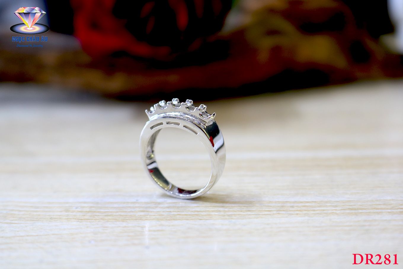 Nhẫn Kim Cương Thiên Nhiên DR281
