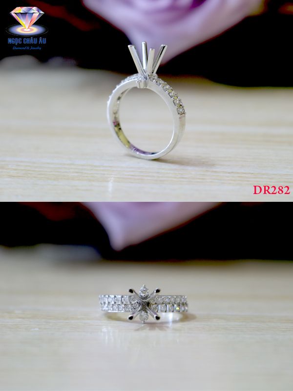 Nhẫn Kim Cương Thiên Nhiên DR282
