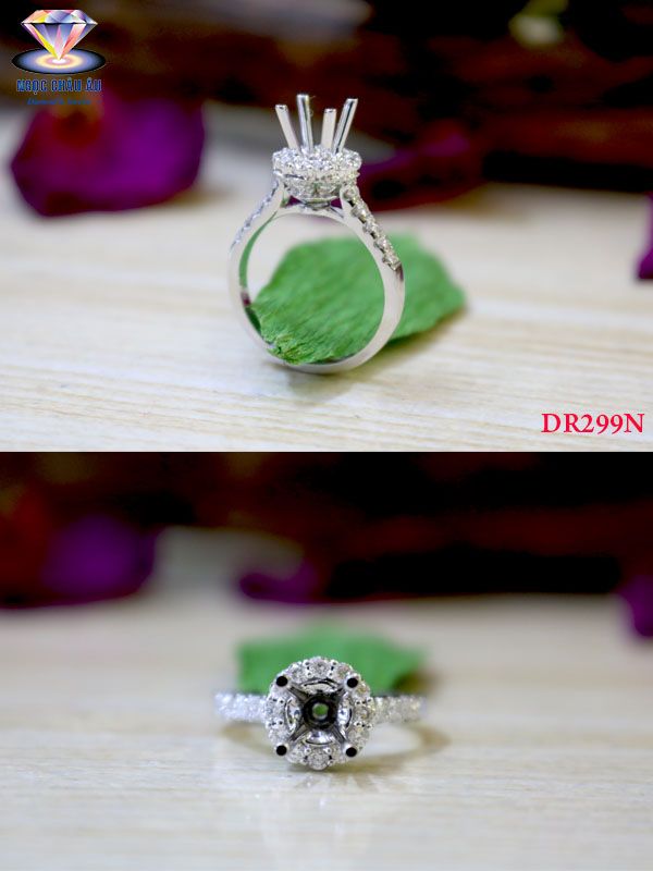 Nhẫn Kim Cương Thiên Nhiên DR299N