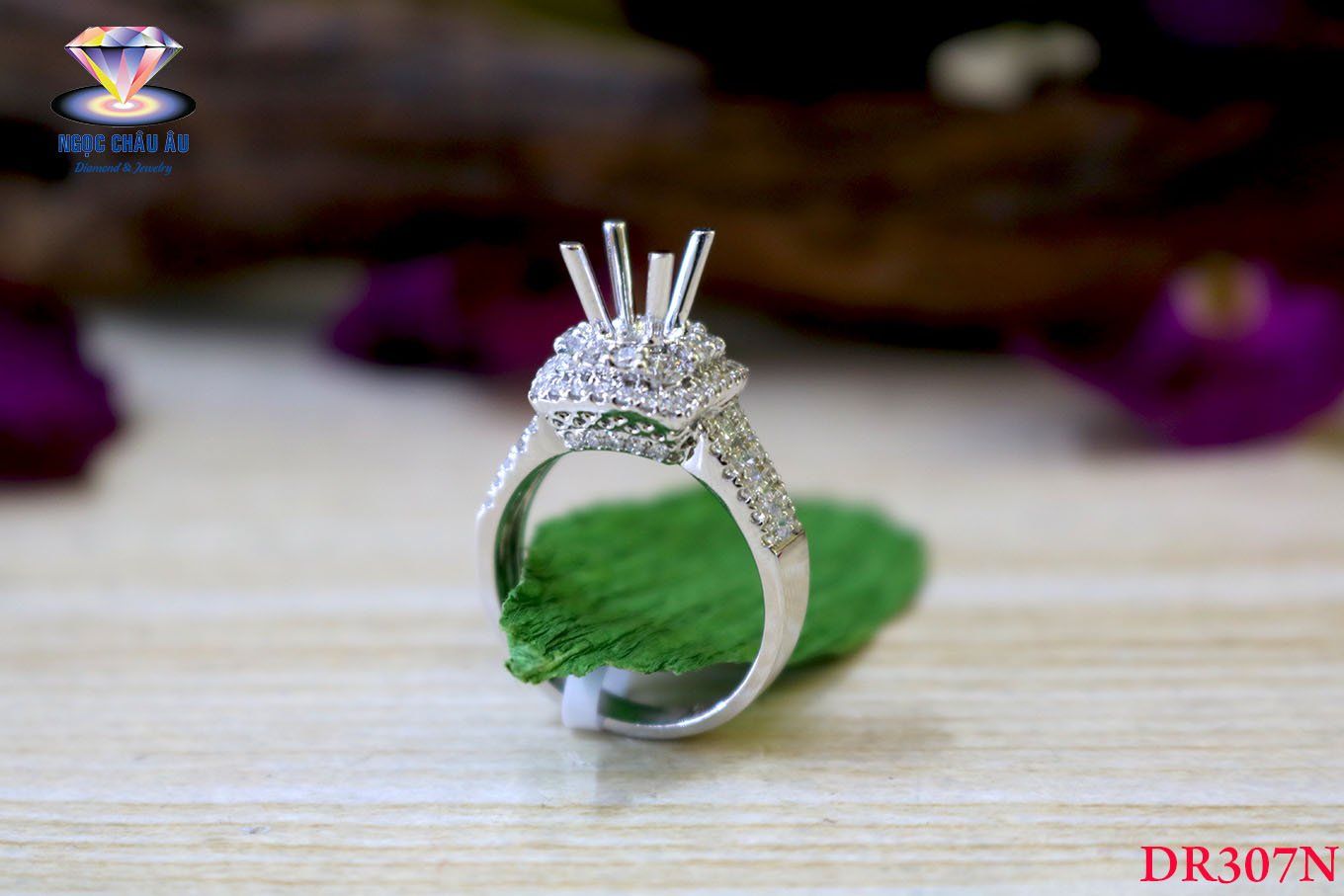 Nhẫn Kim Cương Thiên Nhiên DR307N