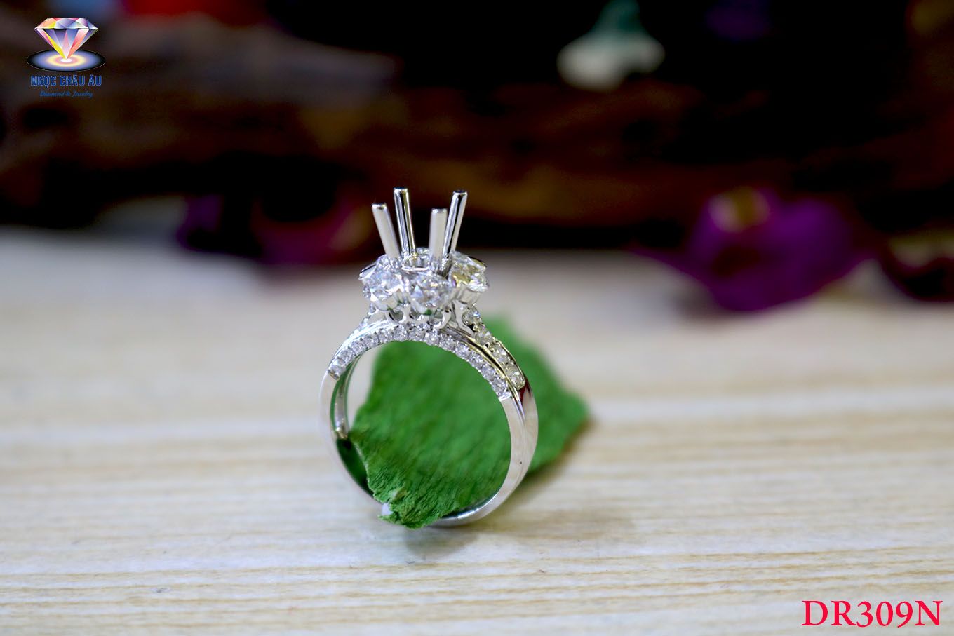 Nhẫn Kim Cương Thiên Nhiên DR309N