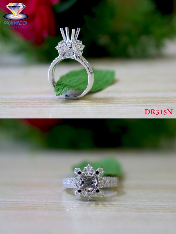 Nhẫn Kim Cương Thiên Nhiên DR315N