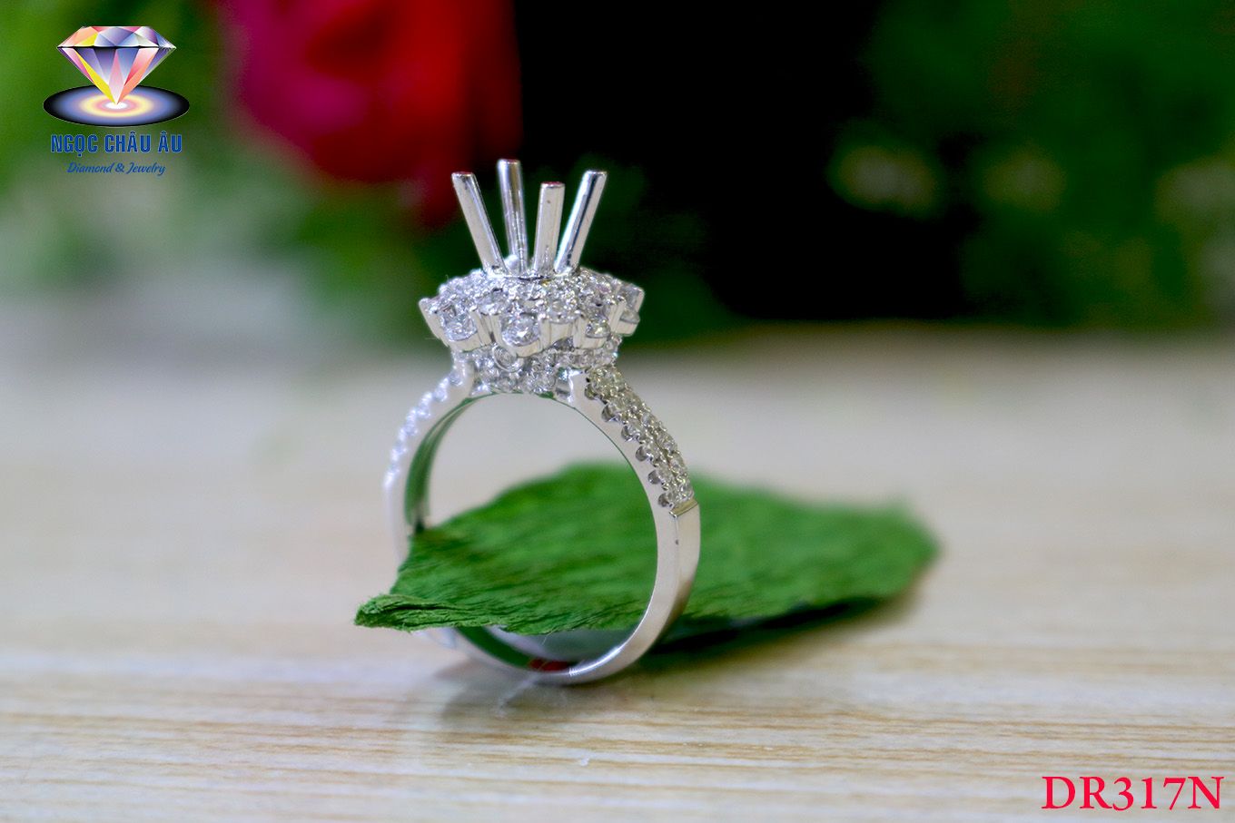 Nhẫn Kim Cương Thiên Nhiên DR317N