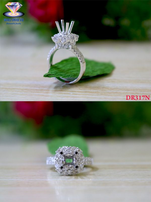 Nhẫn Kim Cương Thiên Nhiên DR317N