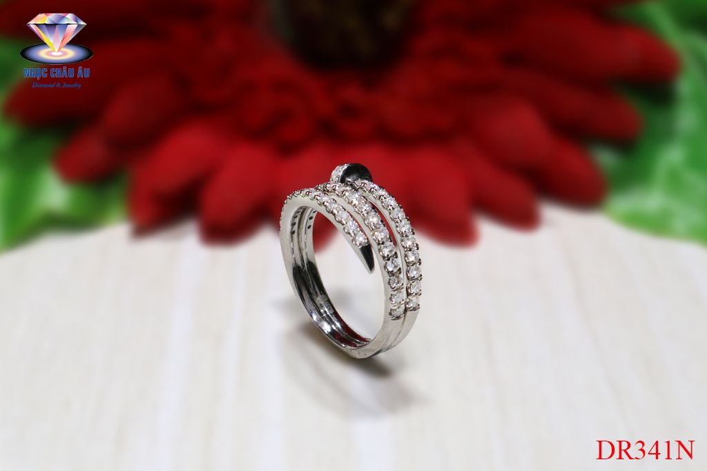 Nhẫn Kim Cương Thiên Nhiên DR341N