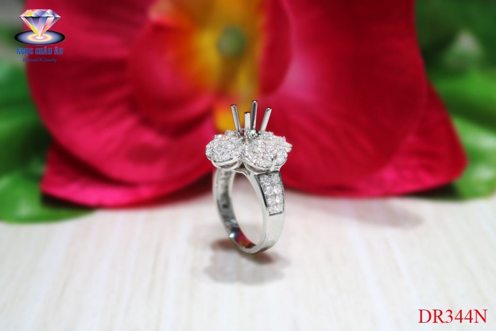 Nhẫn Kim Cương Thiên Nhiên DR344N