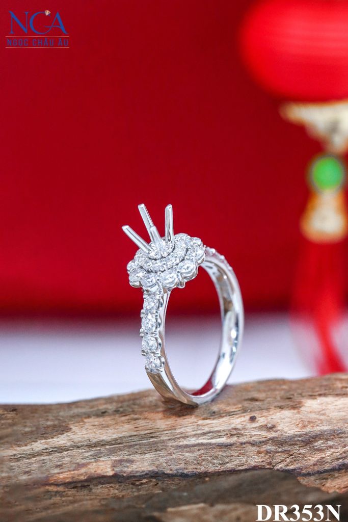 Nhẫn Kim Cương Thiên Nhiên DR353N