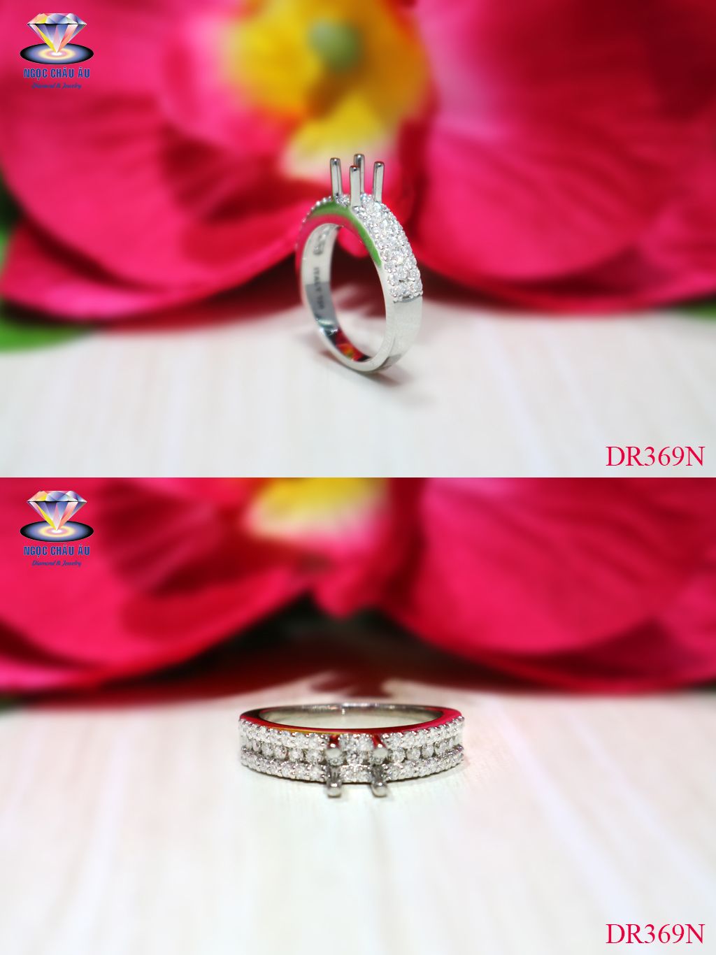Nhẫn Kim Cương Thiên Nhiên DR369N