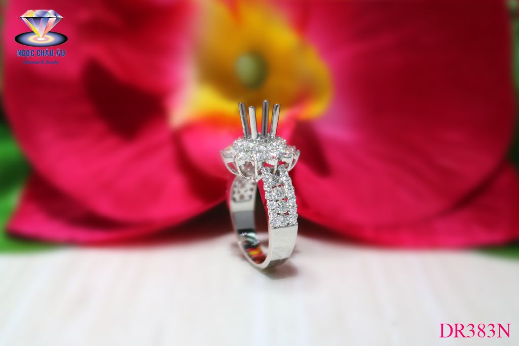 Nhẫn Kim Cương Thiên Nhiên DR383N