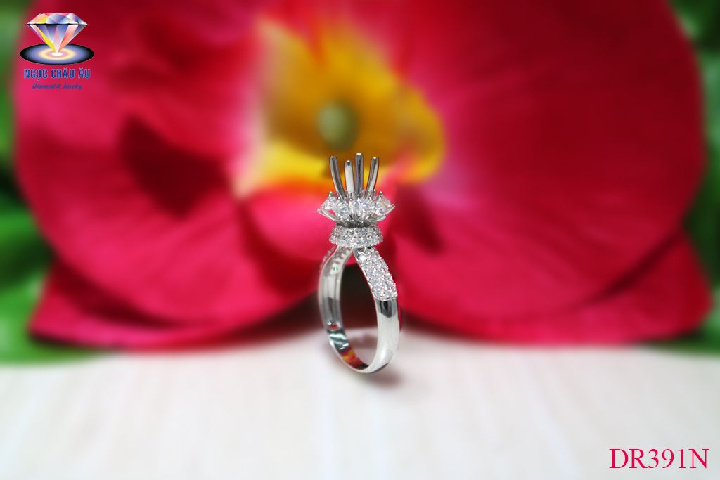 Nhẫn Kim Cương Thiên Nhiên DR391N