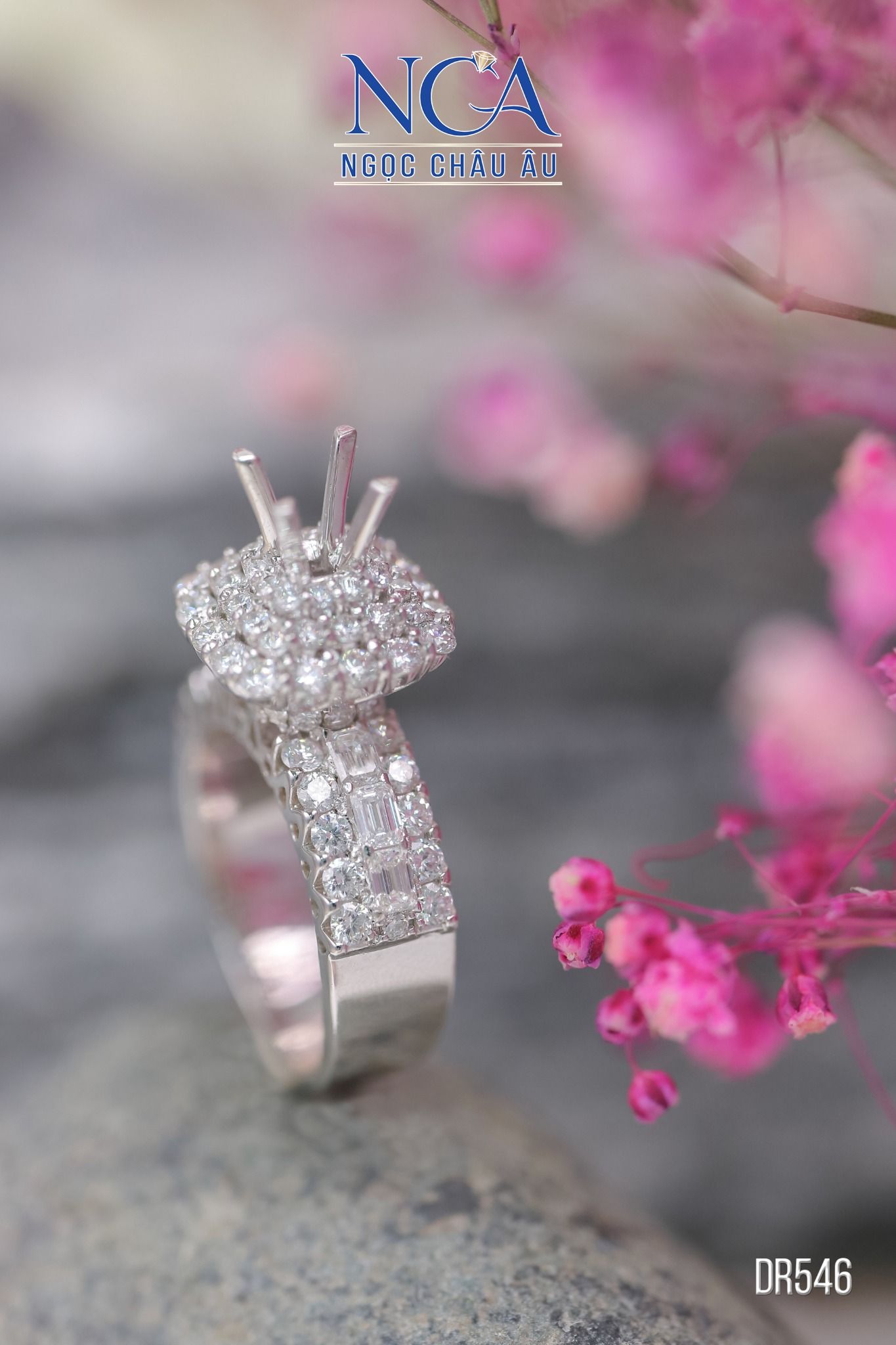 Nhẫn Kim Cương Thiên Nhiên DR546
