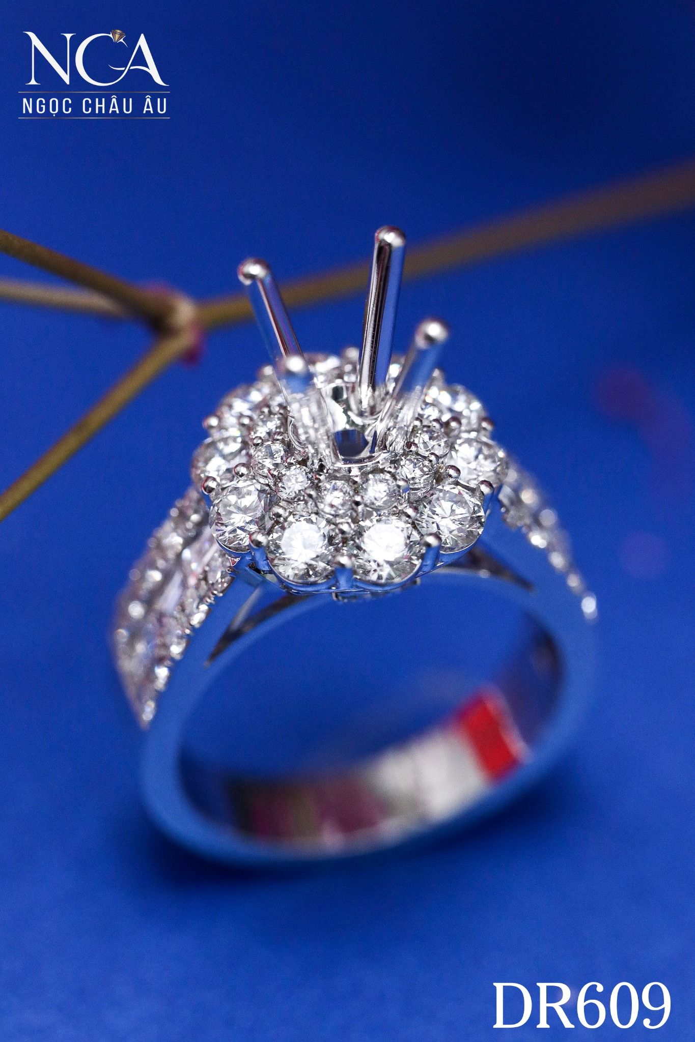 Nhẫn Kim Cương Thiên Nhiên DR609