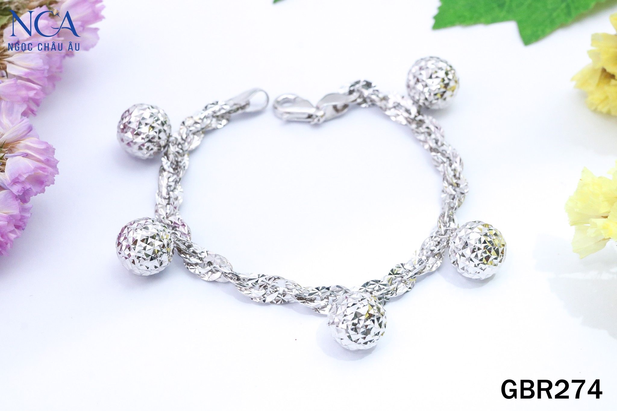 Lắc Tay Vàng Ý GBR274