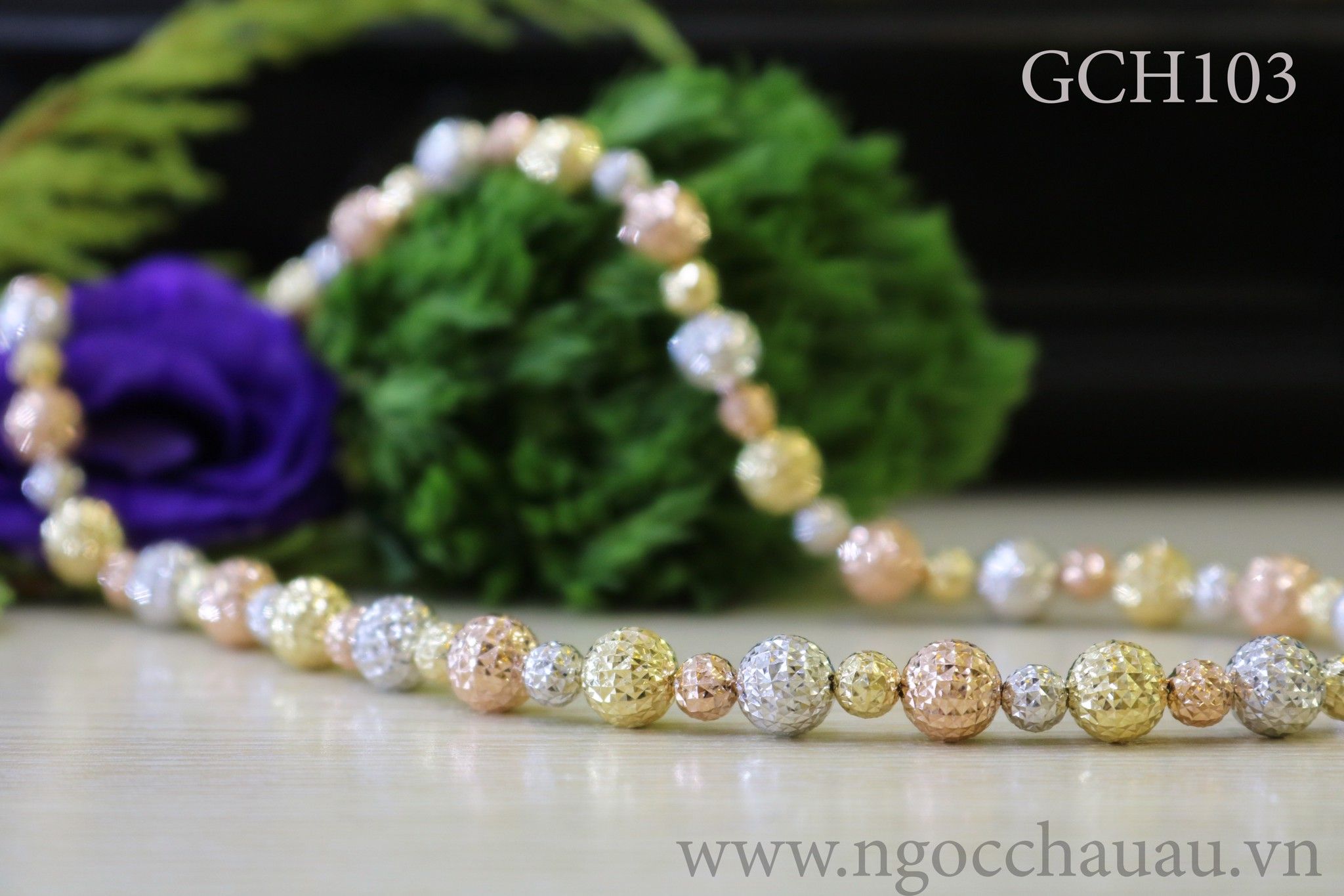 Dây chuyền Vàng Ý GCH103