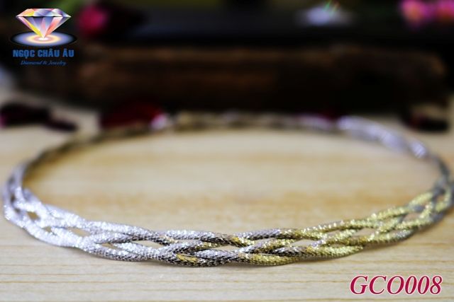 Kiềng cổ Vàng Ý GCO008