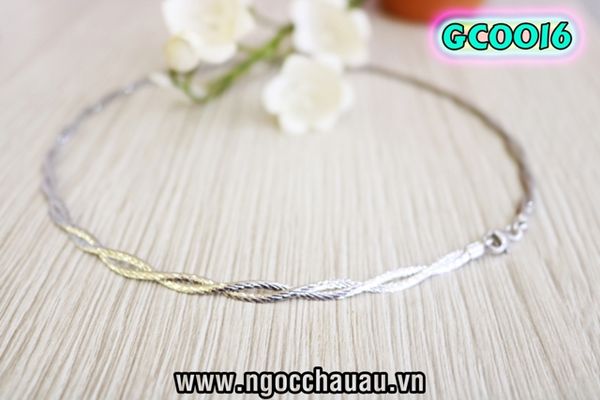 Kiềng cổ Vàng Ý GCO016