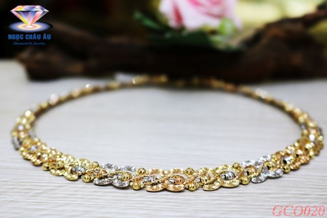 Kiềng cổ Vàng Ý GCO020