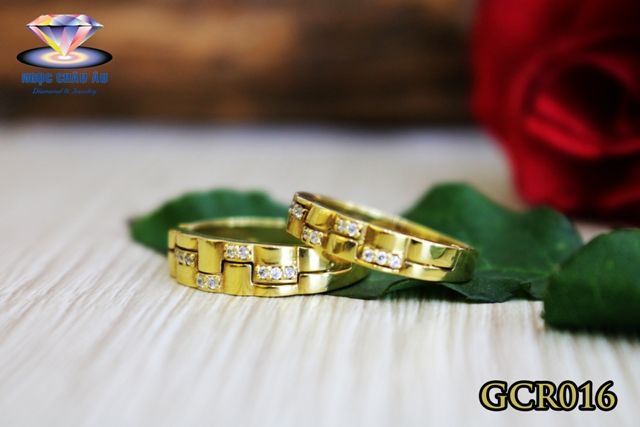 Nhẫn Cưới Vàng Ý GCR016