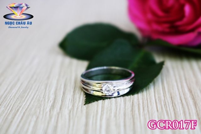 Nhẫn Cưới Vàng Ý GCR017F