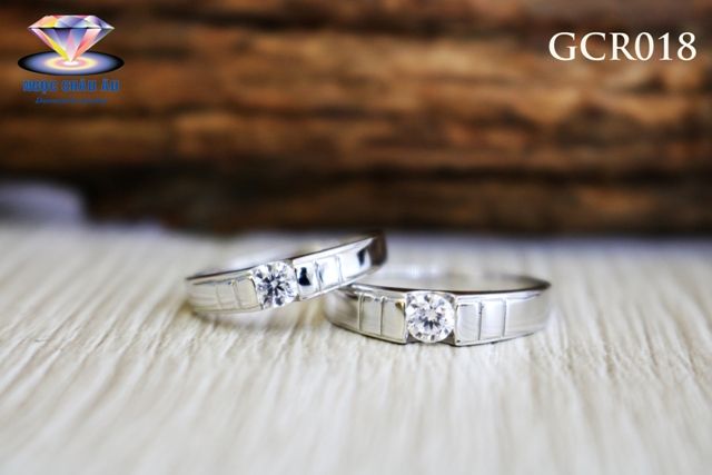 Nhẫn Cưới Vàng Ý GCR018