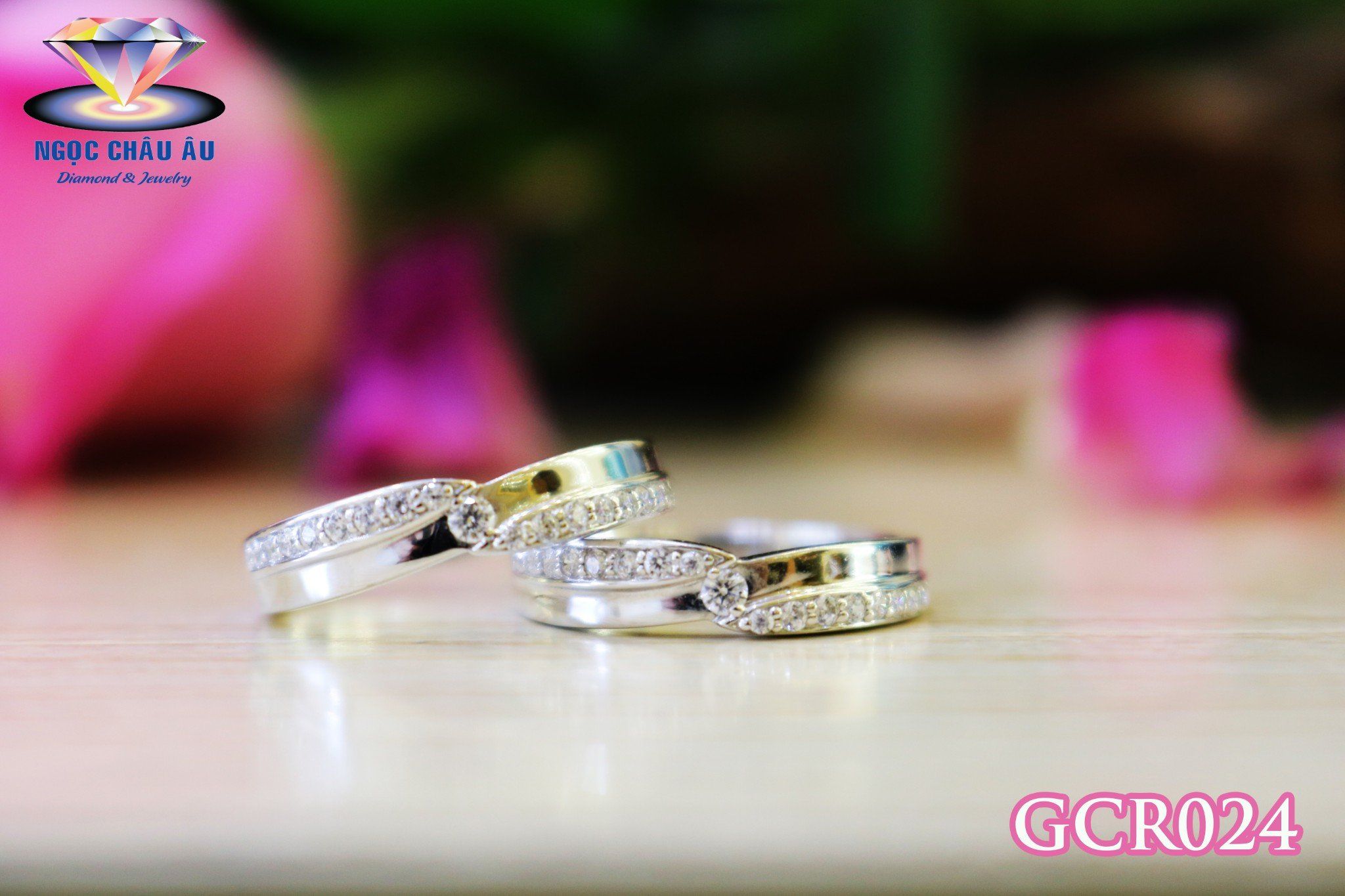 Nhẫn Cưới Vàng Ý GCR024