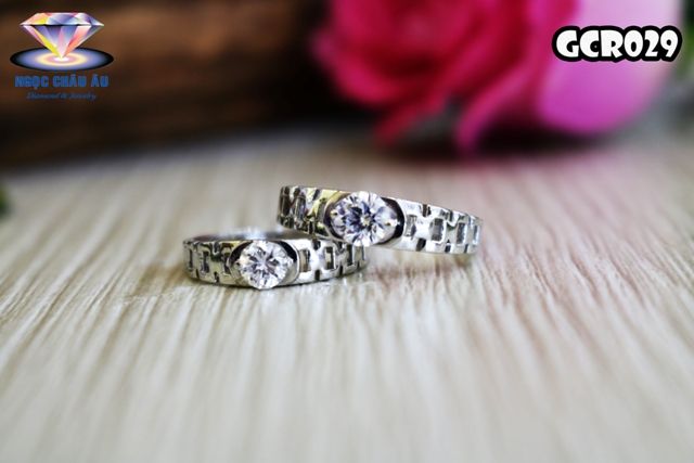 Nhẫn Cưới Vàng Ý GCR029