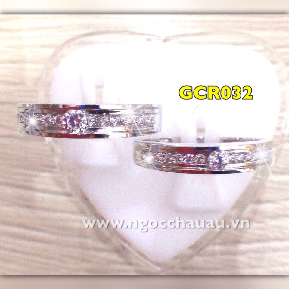 Nhẫn Cưới Vàng Ý GCR032