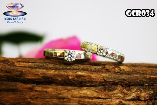 Nhẫn Cưới Vàng Ý GCR034