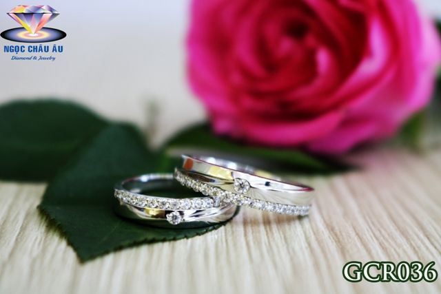 Nhẫn Cưới Vàng Ý GCR036