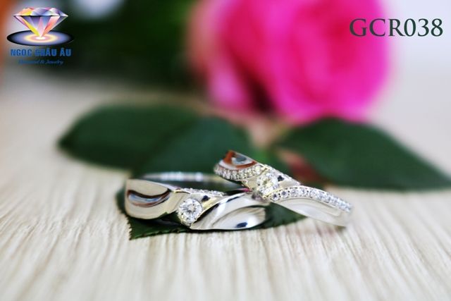 Nhẫn Cưới Vàng Ý GCR038