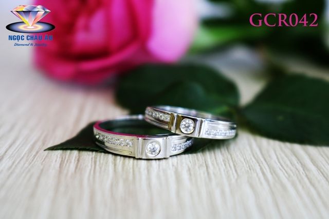 Nhẫn Cưới Vàng Ý GCR042