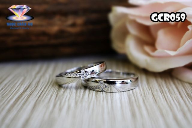 Nhẫn Cưới Vàng Ý GCR059