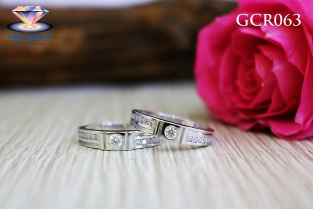 Nhẫn Cưới Vàng Ý GCR063
