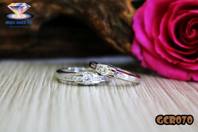 Nhẫn Cưới Vàng Ý GCR070