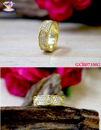 Nhẫn Cưới Vàng Ý GCR073MG