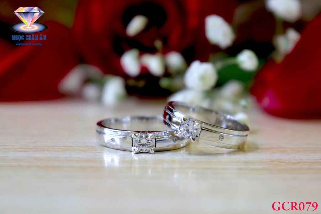 Nhẫn Cưới Vàng Ý GCR079