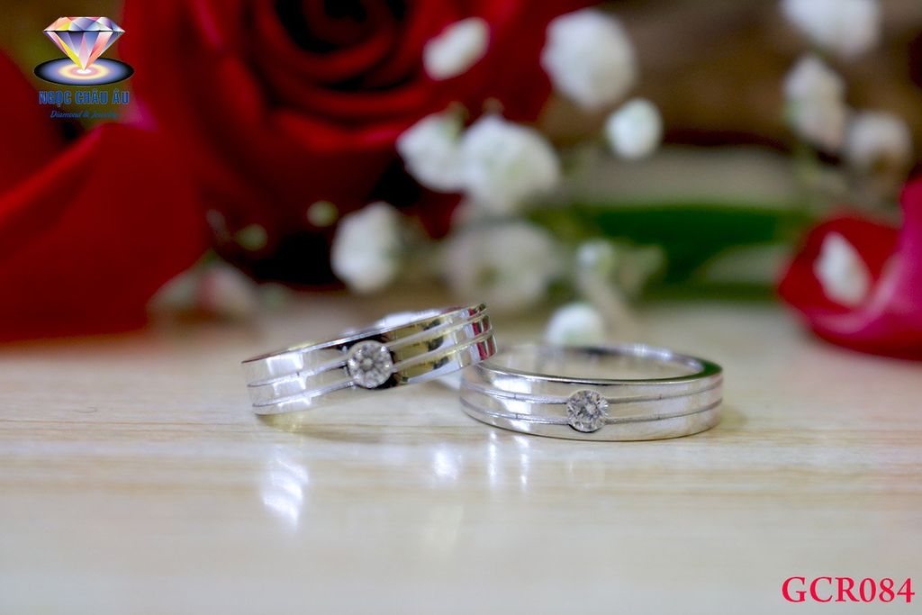 Nhẫn Cưới Vàng Ý GCR084