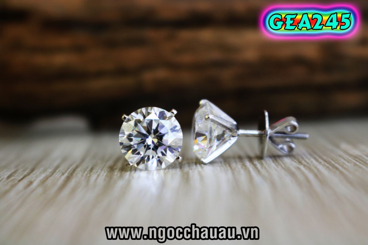 Hoa Tai Đơn Vàng 58GEA245-7'