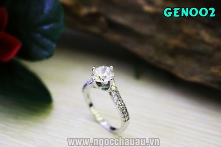 Nhẫn nữ vàng ý GEN002S