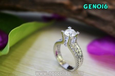  Nhẫn nữ Vàng Ý GEN016 