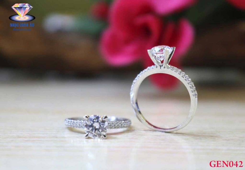 Nhẫn nữ Vàng Ý GEN042