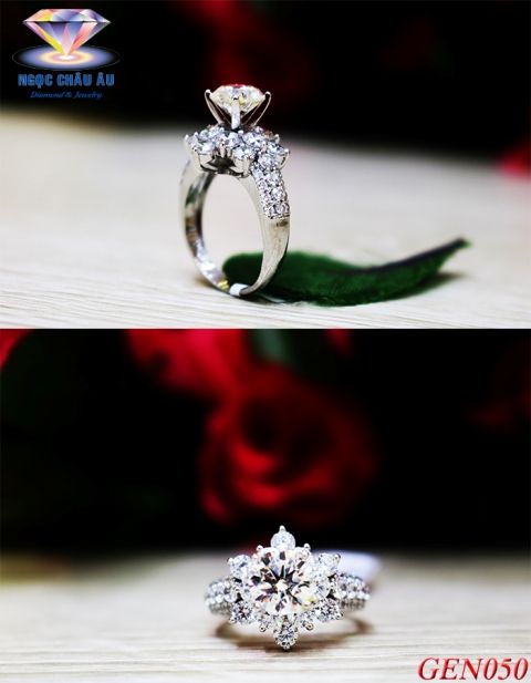 Nhẫn nữ vàng ý GEN050