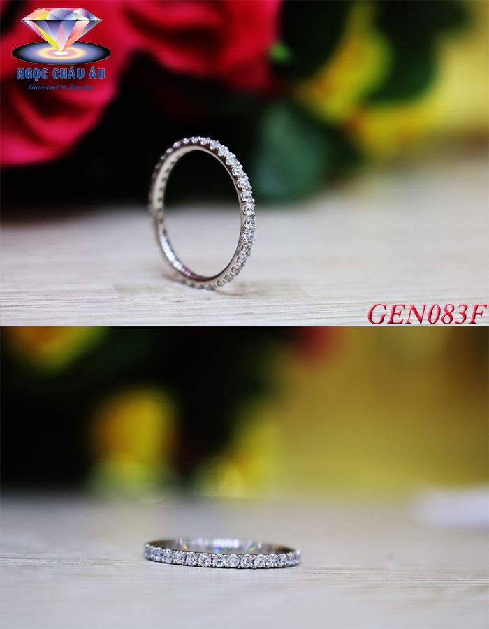 Nhẫn nữ vàng ý GEN083F
