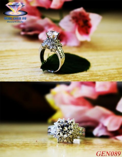 Nhẫn nữ Vàng Ý GEN089-12
