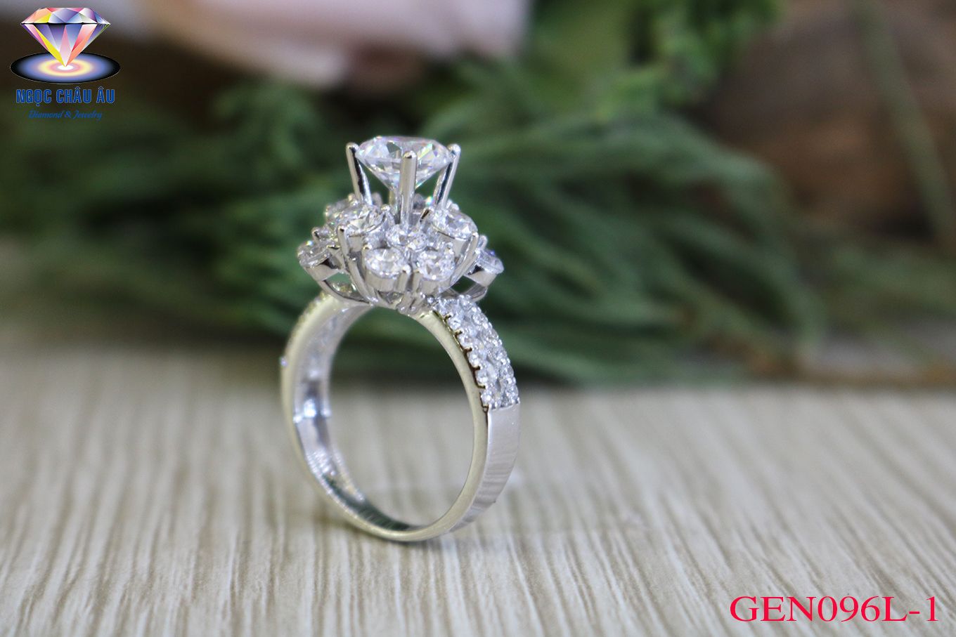 Nhẫn nữ vàng ý GEN096L