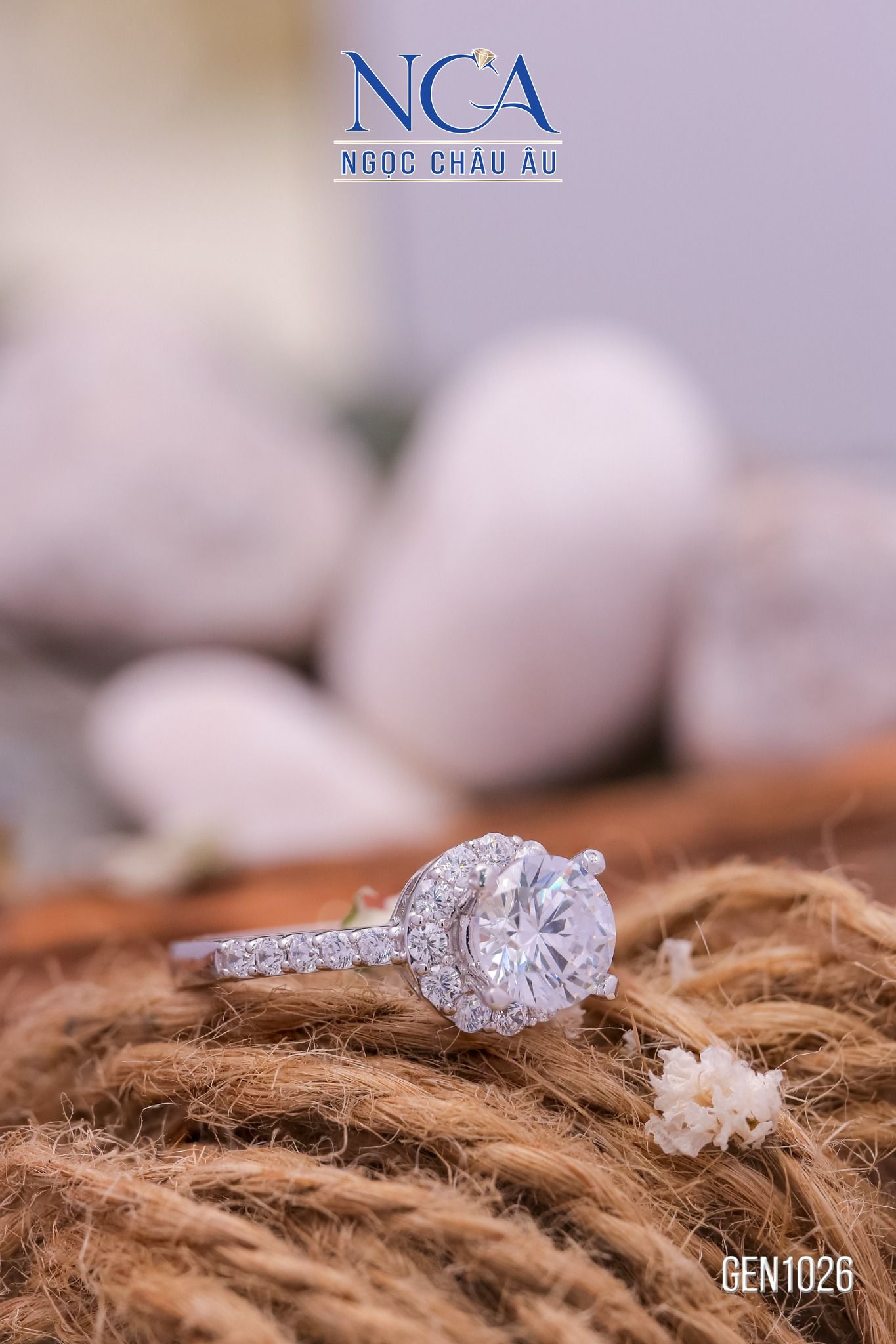 Nhẫn nữ Vàng Ý GEN1026