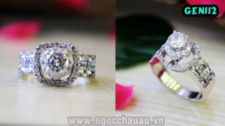 Nhẫn nữ vàng ý GEN112