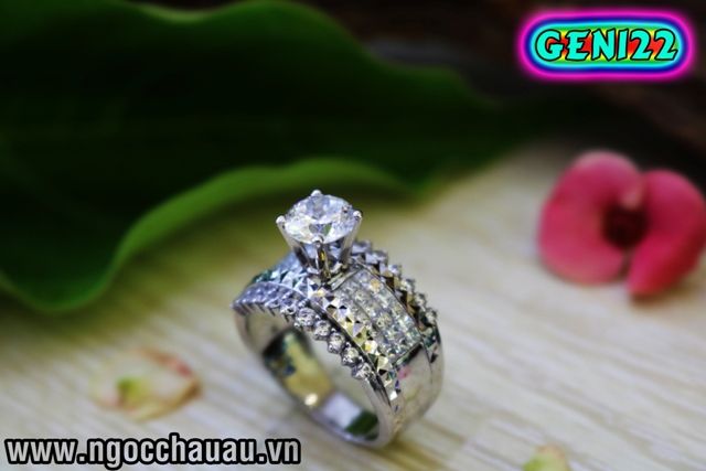 Nhẫn nữ vàng ý GEN122
