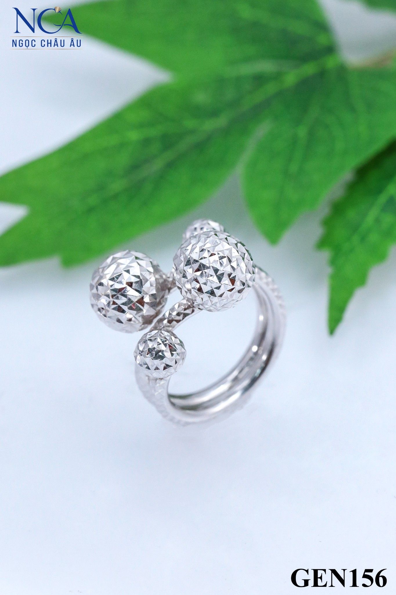Nhẫn Nữ Vàng Ý GEN156