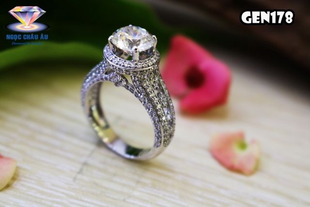 Nhẫn nữ Vàng Ý GEN178-1